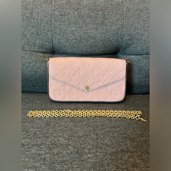 Louis Vuitton Handbags - Louis Vuitton Pochette Felicie Empreinte Rose Poudre